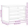 1 Piece of multi-space document storage rack with layered partition on the table, cosmetics storage rack 36x26x29.5 cm