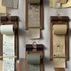 Handmade Retro Vintage Clipboard DIY Crafts Refillable Kraft Paper Roll Kraft Notebook Set Hanging Writing Pad Journaling