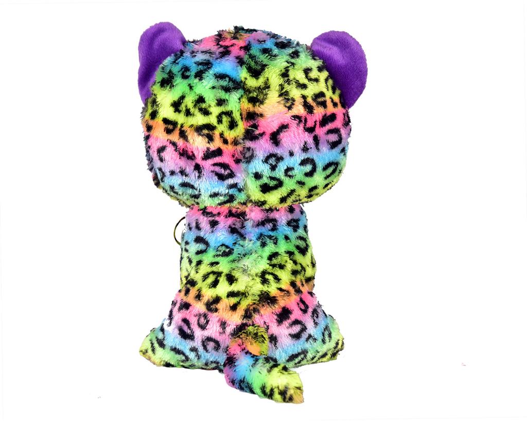 Meteor Ray Pack Ty Beanie Boos Dottie (Colorful Leopard) Medium Plush Toy 37189