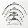 8.5/10.5/12.5/15cm Double Bead Metal Frame Coin Purse Kiss Clasp For Wallet Handle Clutch DIY Bag Frame Clasp Lock Clip