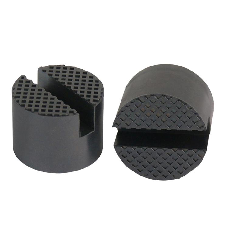 High Density Rubber Jacking Lift Pads Adapter Garage Essential Tool Suitable for Protects Rockers Panel and Chassis 4pcs
