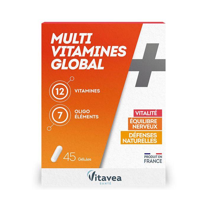 Vitavea Multi Vitamines Global Vitalité Equilibre nerveux 45 gélules
