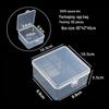 Rectangular Translucent PP Plastic Storage Box with Lid for Jewelry and Small Parts