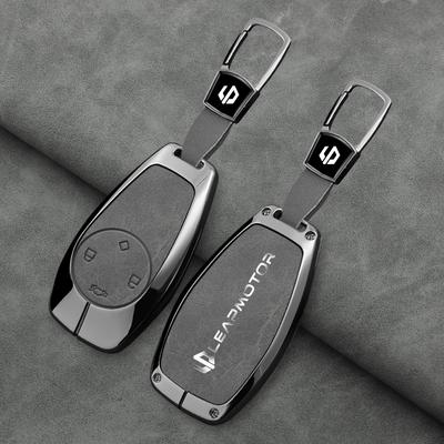 Zinc Alloy Car Key Case Cover for Leapmotor T03 S01 C11 for 2023 Leapmotor C01 T03 S01 C11 Leap Motor Holder Key Fob Keychain