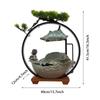 BYMAOCAR Keramiska Buddha Vattenfontäner, M/ LED-ljus för Feng Shui Rikedomstillväxt M/ Dimma för Meditation för Inomhusdekor
