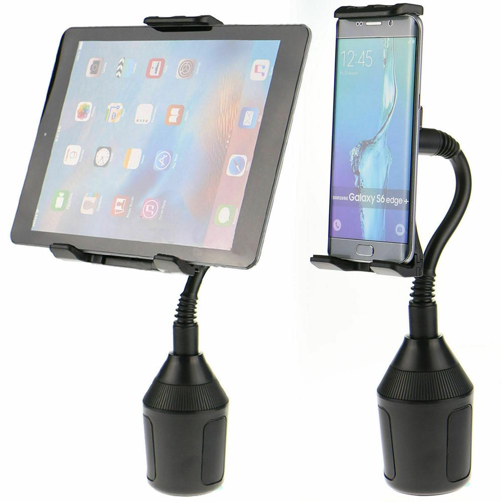 Car Cup Holder Mount Bracket 360 Degree Rotatable Stand Adjustable Mobile Phone Navigation Support Compatible For Ipad