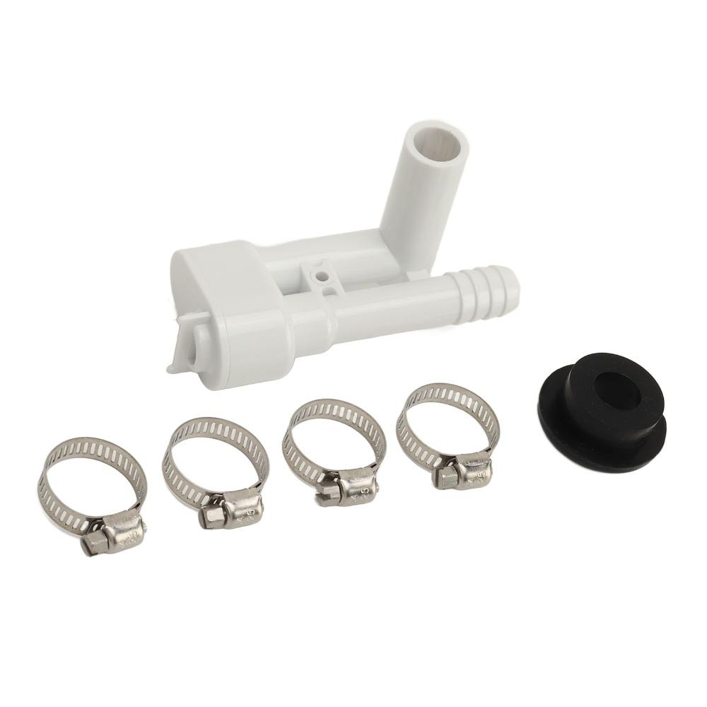 385316906 RV Toilet Vacuümonderbreker Kit Kunststof Klem Roestvrijstalen Klem Roestvrijstalen Afgedichte Rubberen Ring Reis Toiletten