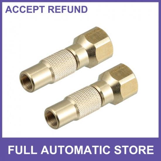 2pcs Car Tire Chuck Screw on Adapter Air Chuck Tire Inflator Compressor Connect