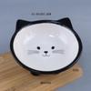 Cat Bowl Ceramic Cute Cartoon Pet Bowl Dog Food Bowl, Dog and Cat Single Bowl, Drinking Water Bowl Pet Supplies