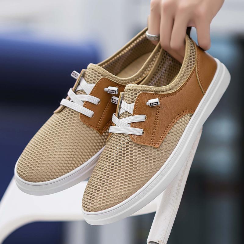 Mode Sommer Heißverkauf Lässig Outdoor Herren Neue Atmungsaktive Schuhe Lässige Sneaker Rutschfest Komfort und modisch Outdoor Walking