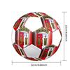 1PC SC Braga poster size 5 soccer ball PrahaIndoor Soccer Ball Colorful All Ages Machine Stitched PVC Competition Ready Durable High-Bounce