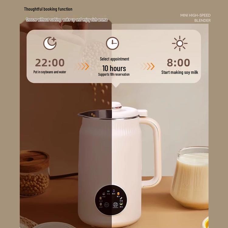 Large-Capacity, Silent Soy Milk and Baby Food Maker: Filter-Free, Automatic Blender