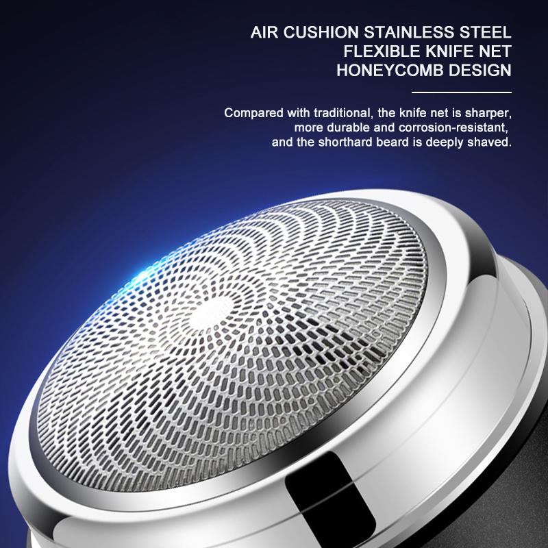 Electric Razor For Men Mini Travel Shaving Machine Washable Portable Men's Beard Trimmer Razor USB Rechargeable & Washable