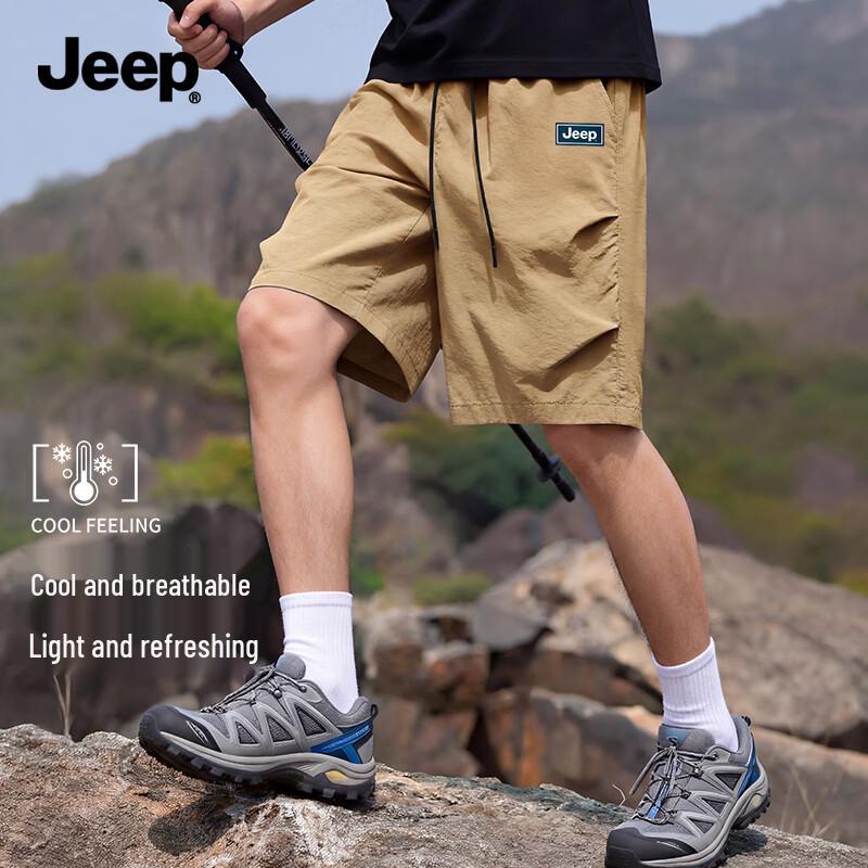 JEEP Men s Durable Outdoor Cool-Feel Cargo Shorts 3XL