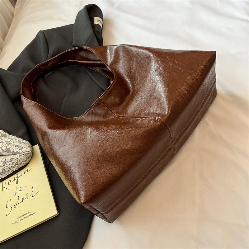 Vintage Underarm Bag Women's Tote Bag Large Capacity Shoulder Bag