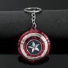 Superhero Metal Keychain Bag Avengers Pendant Thor Hammer Deadpool Spiderman Iron Man Captain America Keyrings for Carry Mini Lightweight Portable