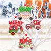 Frohe Weihnachten Neujahr Dekor Weihnachtsbaum Dekoration Anhänger Autobrett Muster Anhänger Home Urlaub Party Weihnachtsgeschenk Ornamente