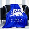 1PC Bulls Flannel Blanket, Use for Birthday/Holiday Gift, Soft Blanket for Sofa/Bed/Camping/Office/Tourism Use,All Seasons
