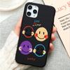Cute Smileys Black Phone Case For iPhone 12 11 XR XS X Max 7 8 6 6S Plus 5 5S SE 2020 Back Cover For iPhone 12mini Shell