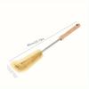 1pc Bottle Cleaning Brush With Wooden Handle Glass Cup Washing Brush No Dead Corner Cup Accessories Cleaning Supplies Tool