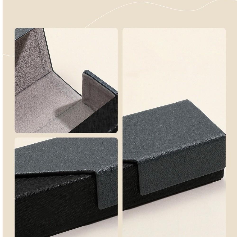 Leder Brillenetui Hartschalen Brillenetui Vintage Brillenbox für Damen Herren