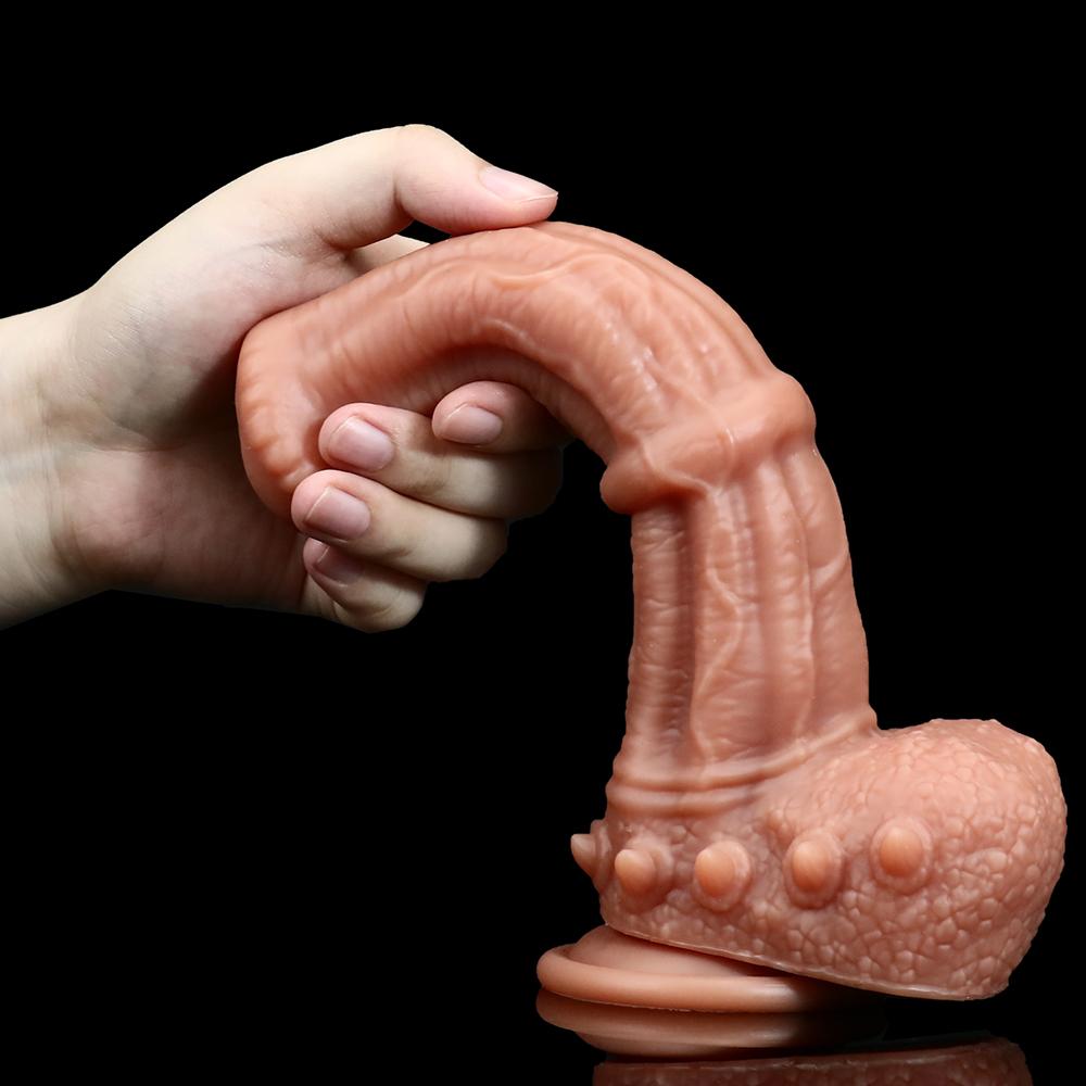 Gelugee Realistic Silicone Dildo Huge Sucker Soft Dildos for Women Masturbator Female Vagina Massage Anal Plug Sex Product 18+