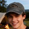 Single Pack Minimalist Casual Versatile Washed Baseball Cap with Fashion Embroidered Letters for Sun Protection