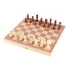 Portable Wooden Chessboard Folding Board Chess Game for Party Family Activities