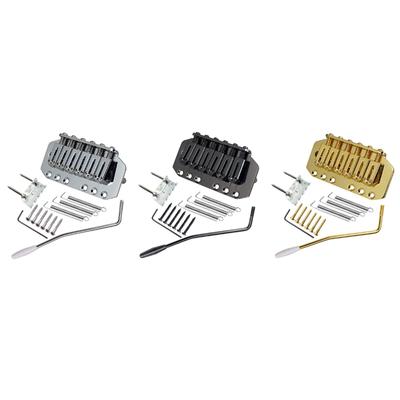 Guitar Tremolo Bridge Set Replacement Part Easy To Install Sturdy Construction with Mounting Accessories Top Loaded Tailpiece