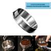 Stainless Steel 51/53/57.5/58/58.35mm Intelligent Dosing Ring for Coffee Powder Brewing Bowl Espresso Barista Funnel Portafilter