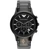 Renato Black Metal Men's Quartz Chronograph Watch AR2453