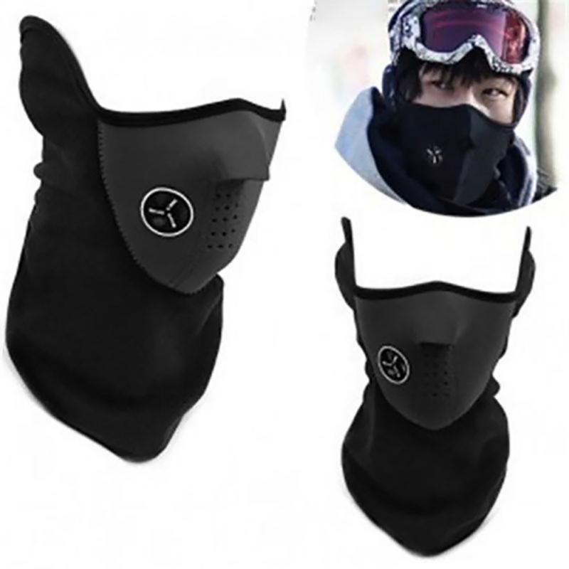 New Winter Motorcycle Fleece Thermal Face Mask Winter Outdoor Sports Masks Balaclava Windproof Keep Warm Riding Face Shield