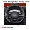 Hand Stitching Car Steering Wheel Cover Wrap for Citroen DS7 Crossback 2017 - 2026 DS9 2020 - 2026 2026 DS 7 9 Protector Holder