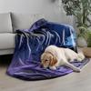 Abstract Pattern Blanket Microfiber Flannel Cover Blanket Bedroom Living Room Sofa Soft And Comfortable Home Decoration