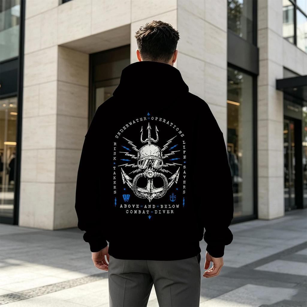 Men's 2D Graphic Hoodie | Breathable Soft Comfort Fabric, Versatile Casual Style for Daily Wear & Outdoor Activities, Halloween Casual Top