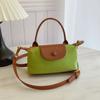 Neue Mini-Longxiang-Tasche mit kurzem Griff und einer Schulter für Damen, kleine Umhängetasche aus wasserdichtem Nylongewebe für Pendler