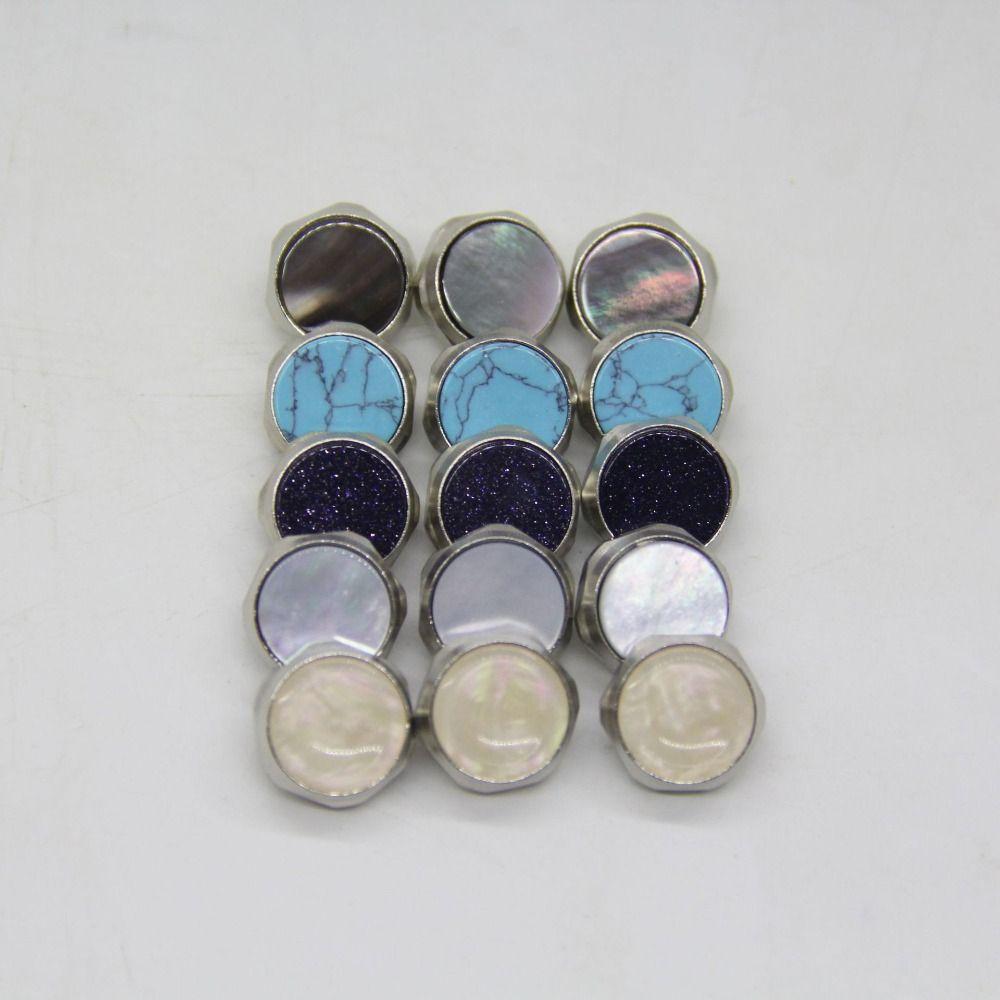 3pcs/set Trumpet Valve Cap Metal replacement Trumpet Finger Buttons Shell Buttons Trumpet Repairing Instruments Parts