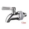 Bar Tools Faucet 12mm Aperture 1pcs 304 Stainless Steel Drinks Dispenser Tap For Beverage Juice Replacement Part