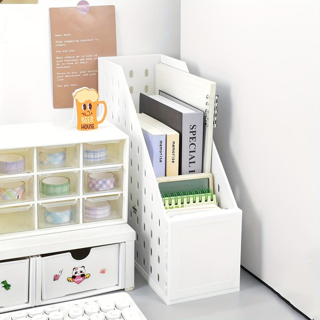 Hot-Selling Detachable Pegboard Multi-Functional Desktop Storage Rack, Magazine File Holder & Kitchen Organizer for Home Use