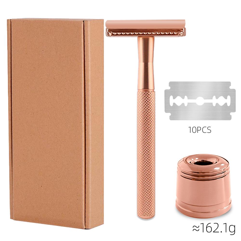 Retro Fully Enclosed Metal Manual Razor - Classic Shaver