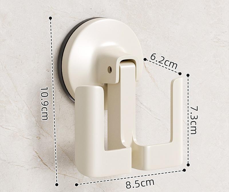 

1/2pcs Bathroom Suction Cup Slippers Rack Toilet No Punching Toilet Wall Hanging Shelf Door Hook Drain Storage Tool