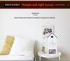 Slim Wall-Mount Cuckoo Clock with Hourly Chime for Living Room