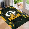 Soft Floor Carpet Green Bay Packers Pattern Area Rug Decorative Mat For Home Room Decoration