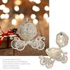 Rhinestone Crystal Pumpkin Trinket Box Cinderella Carriage Jewelry Chests Creative Gift Ornament  Carriage Bags Accessories Gift