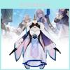 Charming White Cosplay Costume For Cloudstrider With Accessories For Anime Fans