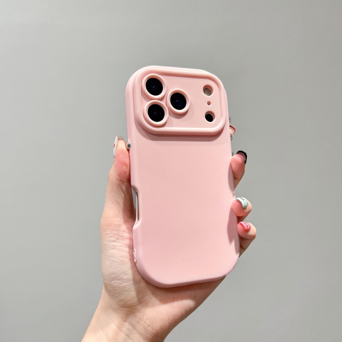 

Cute Oval Soap Soft Silicone Candy Phone Case For iPhone 17 Air 16 15 14 Plus 13 12 11 Pro XR X S Max Round Plating Button Cover For iphone 17Pro