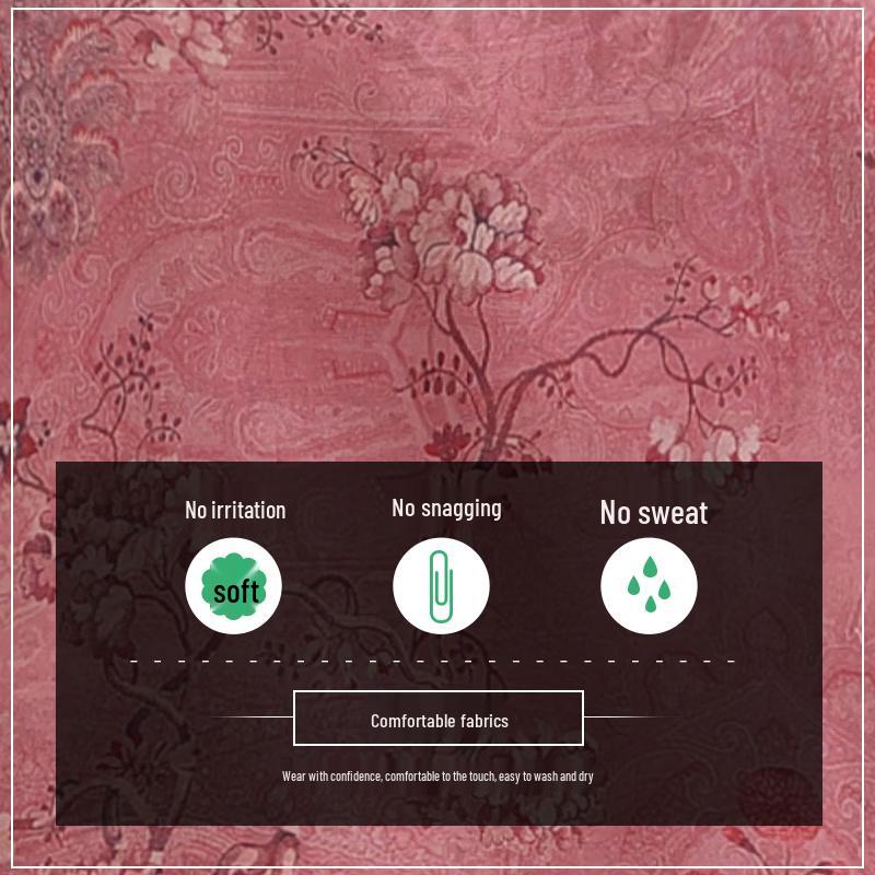 New Chinese Style Printed Blouse for Elderly Women