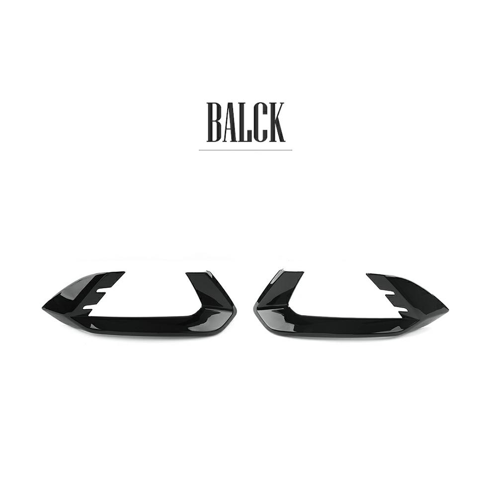 

For Kia Sportage NQ5 -2026 Carbon Fiber Style Black Front Fog Light Lamp Cover Trim Accessories LHD/RHD чёрный