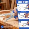 Miter Spring Clamps and Pliers Kit Woodworking Spring Clamp with Storage Ring for Picture Frames Molding,Wood Trim,Moldings