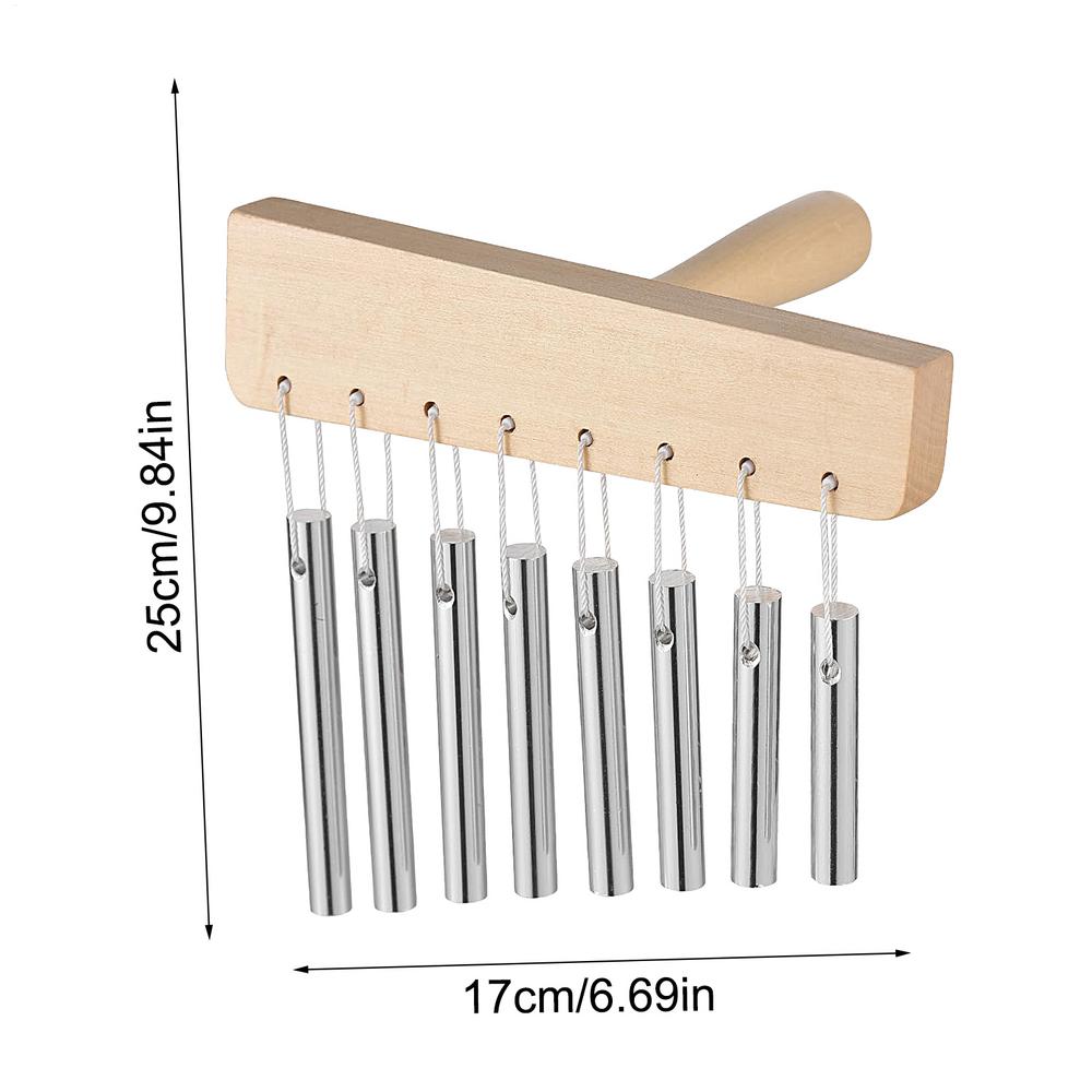 Klangspielinstrument, einreihiges Glockenspiel, Handperkussionsinstrument, Klangheilungsinstrumente für Erwachsene, Frauen, Männer, Anfänger
